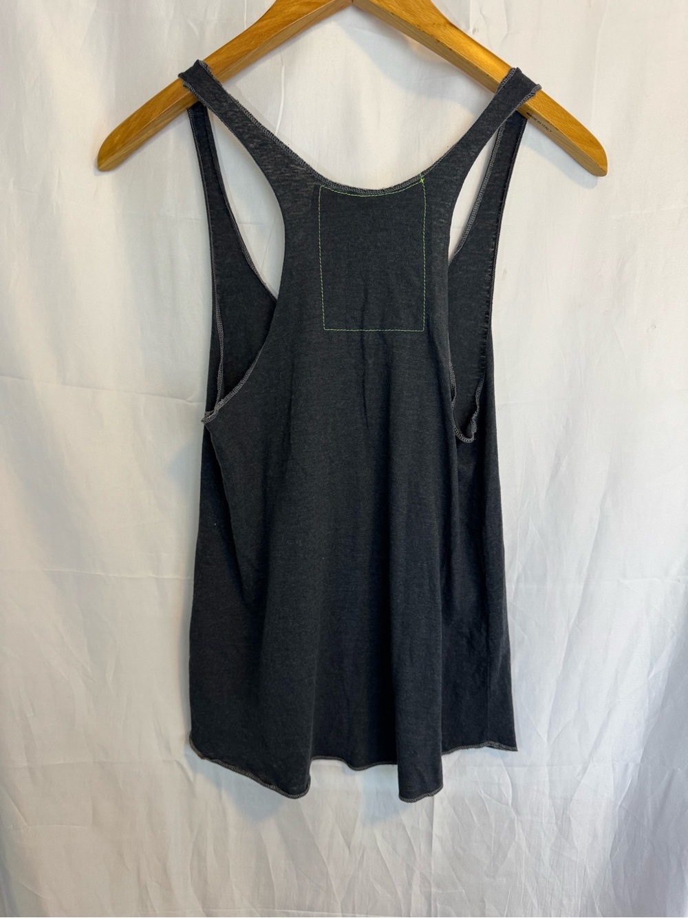 Aviator Nation Charcoal Lightning Bolt Tank Top - Size M - Picture 4 of 4